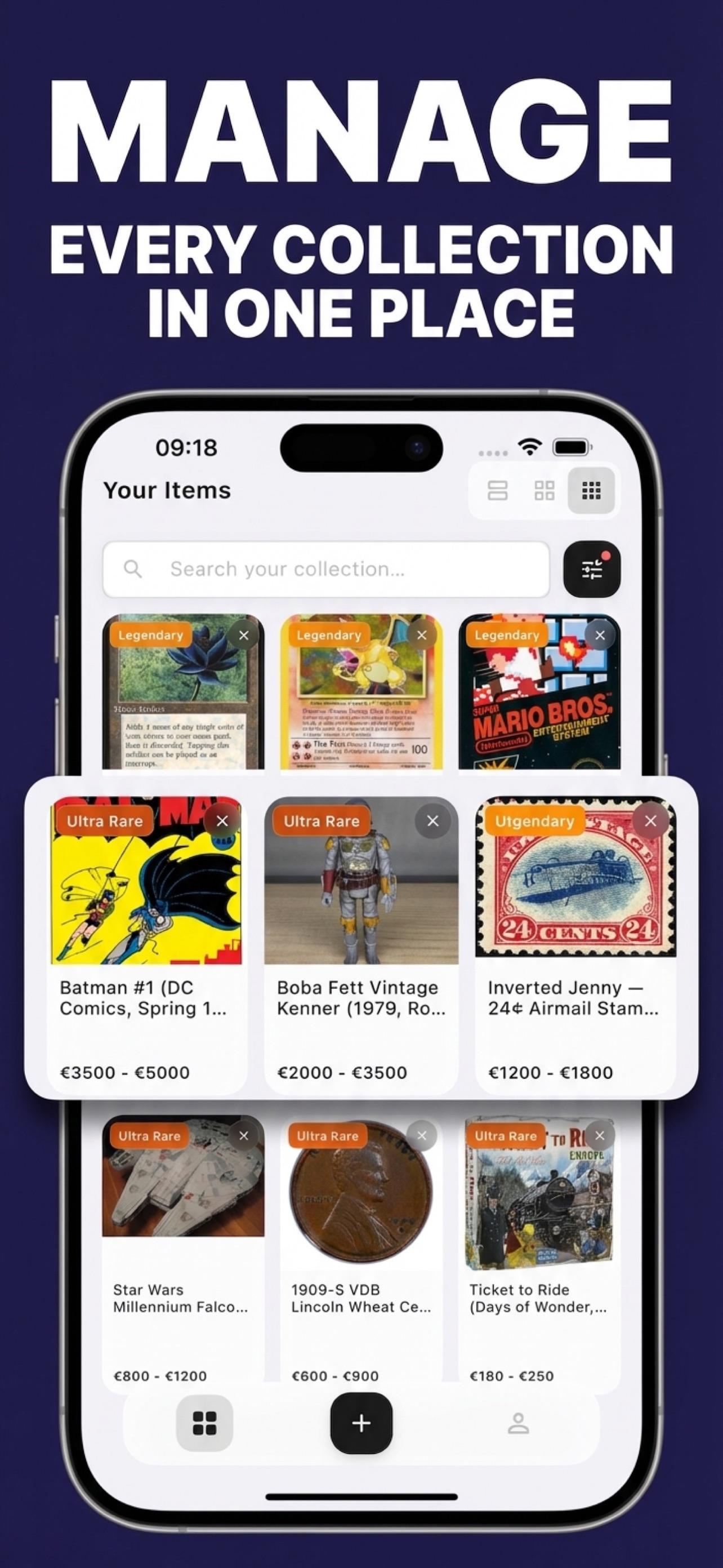 Lootique collection view with item market context